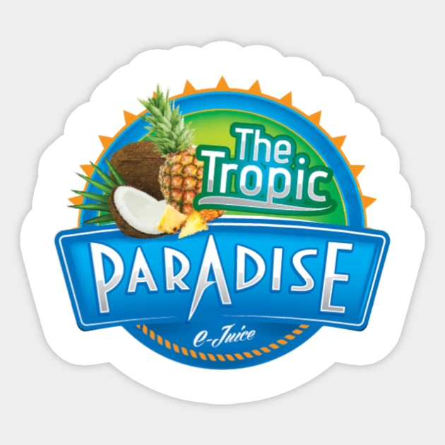 The Tropic Ejuice Sticker by PARADISEVAPE